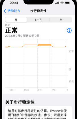 梁山iPhone手机维修如何在iPhone开启'步行稳定性通知'