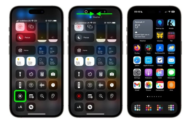 梁山苹果手机维修分享iPhone14录屏如何隐藏灵动岛和红色指示器 