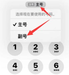 梁山苹果14维修店分享iPhone 14 Pro Max使用副卡打电话的方法 