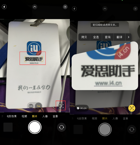 梁山苹果手机维修分享升级iOS 16后如何通过相机翻译文本 