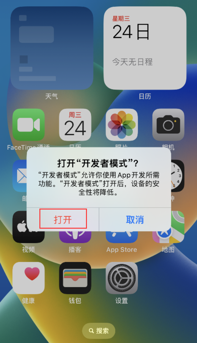 梁山苹果手机维修分享如何打开开发者模式 